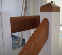 Standardausführung mit Sonderholz Jatoba 